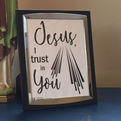 Jesus I trust in You digital print