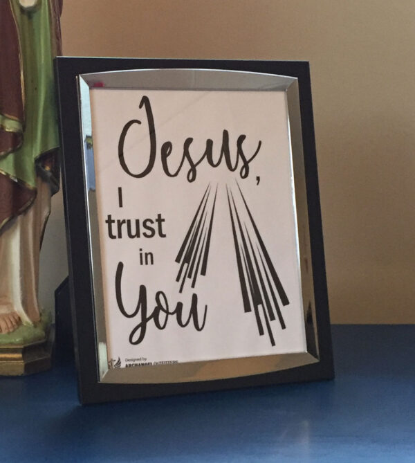 Jesus I trust in You digital print