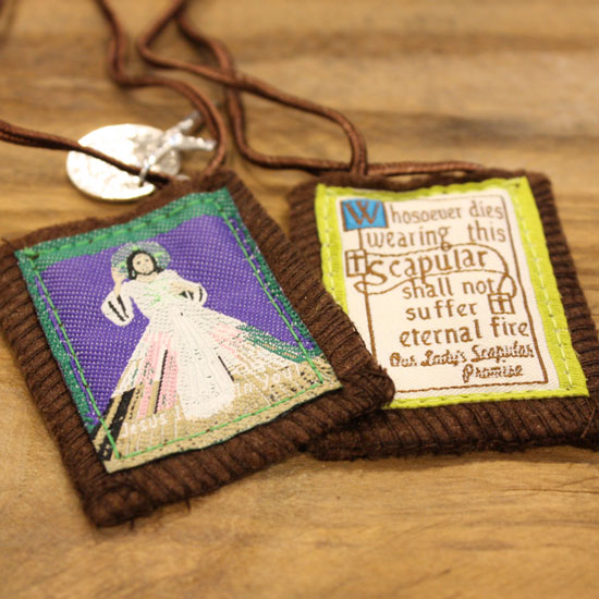 Divine Mercy Brown Scapular