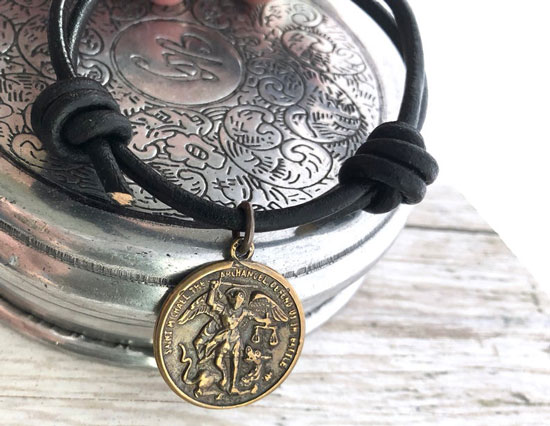 St. Michael necklace by Caritas Dei