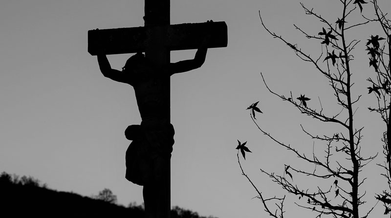 crucifix silhouette