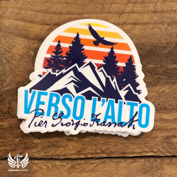 Verso l'alto sticker Pier Giorgio Frassati